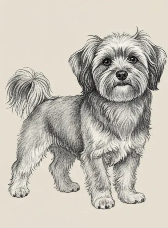 Pequeño perro león